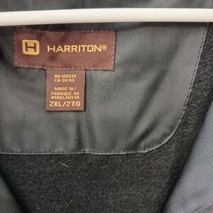 Harriton Black Jacket 2XL